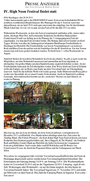 Artikel aus dem Presse-Anzeiger vom 28.09.2011